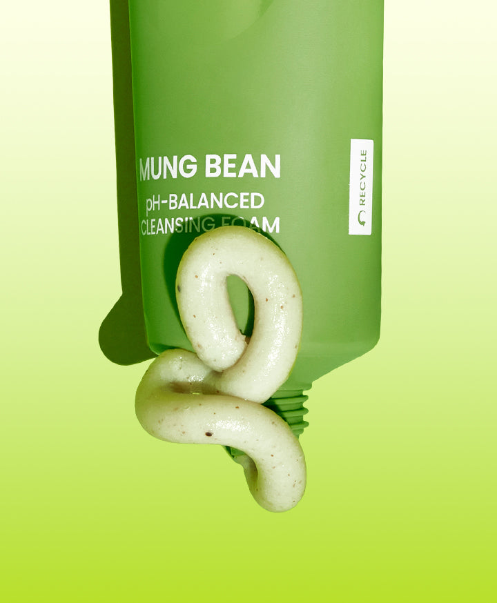 beplain Mung Bean pH-Balanced Cleansing Foam 80ml